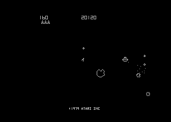 Norbert Kehrer's Atari 800XL Asteroids Emulator