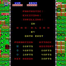 Mad Alien (c) 1980 Data East Corporation