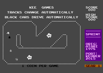 Norbert Kehrer's Atari 800 Sprint 1 Port