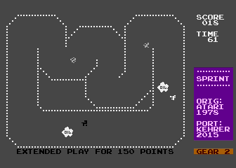 Norbert Kehrer's Atari 800 Sprint 1 Port